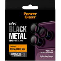 PanzerGlass Hoops Kameraschutz, Schutzfolie schwarz, iPhone 18 Pro / 18 Pro Max