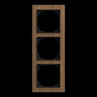 0 Abdeckrahmen dreifach, Abdeckung holz, Retail