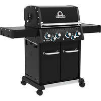 Broil King Gasgrill Baron 490 IR Shadow schwarz, mit Infrarot-Seitenbrenner und Heckbrenner