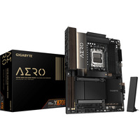 GIGABYTE X870E AERO X3D DARK WOOD, Mainboard schwarz/holz