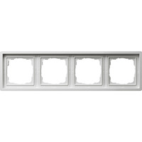 Gira Rahmen vierfach Rahmen weiß glänzend Retail