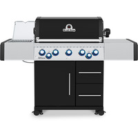 Broil King Gasgrill Imperial 590 IR schwarz/edelstahl, mit Infrarot-Seitenbrenner und Heckbrenner
