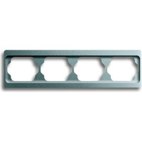 Busch-Jaeger Rahmen vierfach waagerecht alpha titan, Retail