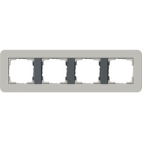 Gira Abdeckrahmen vierfach grau, Retail