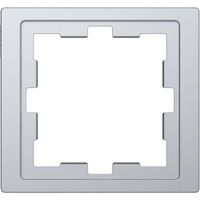 Merten Rahmen einfach eds D-Life System Design MEG4010-6536 edelstahl, Retail