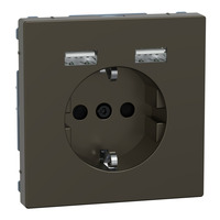 Merten Schutzkontakt Steckdose mit USB Ladegerät Retail