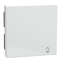 Merten Wippe Klingel für Wechselschalter, Kreuzschalter und Taster, 1-fach, glänzend weiß (glänzend), Retail