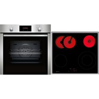 Neff BX46P, Backofen-Set edelstahl