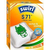 Swirl  Staubsaugerbeutel S71 MicroPor 4 Beutel, 1 Abluftfilter