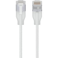 Ubiquiti UniFi Etherlighting Cat.6a Premium-Patchkabel weiß, 1 Meter, gesleevt