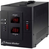 BlueWalker PowerWalker AVR 3000 SIV FR, Spannungsregler schwarz, Spannungsregler, Output: Terminal, 1x French
