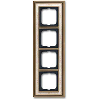 Busch-Jaeger Rahmen vierfach weiß, Retail