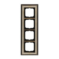 Busch-Jaeger Rahmen vierfach weiß, Retail