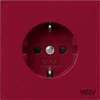 Gira Schutzkontaktsteckdose Typ F 16 Ampere 250 Volt mit erhöhtem Berührungsschutz weiß, Retail