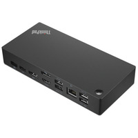 Lenovo Universal USB-C Dock Generalüberholt, Dockingstation schwarz