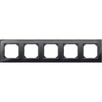 Merten Rahmen Glas 5-fach waagerecht und senkrecht Retail