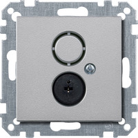 Merten Steckdosen Einsatz Lautsprecher aluminium, Retail