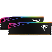 Patriot DIMM 96 GB DDR5-6400 (2x 48 GB) Dual-Kit, Arbeitsspeicher schwarz, VEUR596G6432K, Viper Elite 5 Ultra RGB, INTEL XMP, AMD EXPO