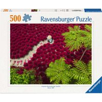 Ravensburger Puzzle Ein Meer aus Rot 500 Teile