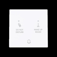 Busch-Jaeger Klingeltaster Do Not Disturb Make Up Room Flureinheit 24 Volt weiß, Retail