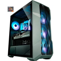 Cooler Master Master Box, Gaming-PC grau/transparent, Windows 11 Pro 64-Bit