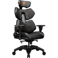 Cougar Gaming-Stuhl Terminator schwarz/orange, Premium-Kunstleder Hyper-Dura