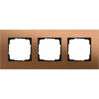 Gira Abdeckrahmen 3-fach, Abdeckung bronze, Retail