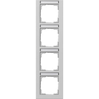 Gira Abdeckrahmen vierfach, Abdeckung grau, Retail