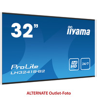iiyama ProLite LH3241S-B2, Public Display schwarz (glänzend), FullHD, IPS, Lautsprecher, Media-Player