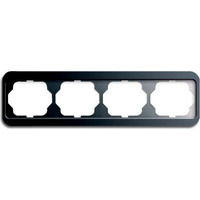 Busch-Jaeger Abdeckrahmen vierfach Rahmen waagerecht platin, Retail