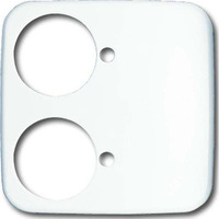 Busch-Jaeger Zentrale Abdeckung Ruftaster Patientenruf Schwesternnotruf Anwesenheitstaster, Rahmen weiß, Retail