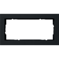 Gira Abdeckrahmen 2-fach schwarz, Retail