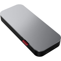 Lenovo Go USB-C Laptop Powerbank 20.000mAh dunkelgrau, integriertes USB-C Kabel