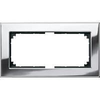 Merten Metallrahmen zwei Fach ohne Farbangabe chrom, Retail