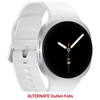 Samsung Galaxy Watch8, Smartwatch silber, 40 mm, LTE, Sport Band S/M