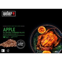 Weber Holzpellets Apfelholz, 8kg, Brennstoff für SmokeFire