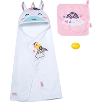 ZAPF Creation BABY born® Kapuzenhandtuch Set, Puppenzubehör 