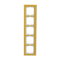 Busch-Jaeger Abdeckrahmen 5-fach, Abdeckung gelb, Retail