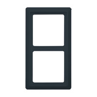 Busch-Jaeger Rahmen zwei-fach Unterputzmontage Allwetter 44 Schutzart IP44 glänzend Kunststoff anthrazit, Retail