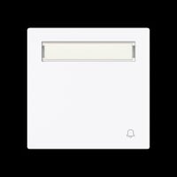 Busch-Jaeger Wippe mit Beschriftungsfeld mit Symbol Klingel weiß, Retail