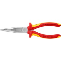 KNIPEX Flachrundzange 26 26 200 , Greifzange gezahnte Griffflächen