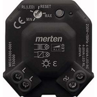 Merten Universal LED Dimmermodul, Typ MEG5300-0001, für ohmsche, induktive und kapazitive Lasten grau, Retail