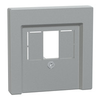 Merten Zentralplatte Aluminium für Telekommunikations-Anschlussdose Typ 297960 aluminium, Retail