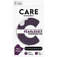 PanzerGlass Fearlessly Fashionable Case, Handyhülle pflaume, Samsung Galaxy S25 Ultra, QI-kompatibel