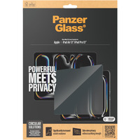PanzerGlass Privacy Displayschutz Ultra-Wide Fit, Schutzfolie transparent, iPad Air 13'' (2024-2025) / iPad Pro 13'' (2024)