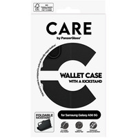 PanzerGlass Wallet Case mit Kickstand, Handyhülle schwarz, Samsung Galaxy A56 5G