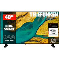 Telefunken XF40P900S, LED-Fernseher 102 cm (40 Zoll), schwarz, FullHD, Triple Tuner, Mediaplayer