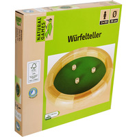 VEDES Würfelteller mit 30 Zentimeter Durchmesser, Würfelspiel 