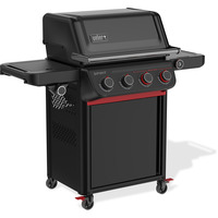 Weber Gasgrill Spirit EPX-435R Stealth  schwarz/rot, 13,78 kW, mit Sear Zone und Seitenbrenner, Modell 2026