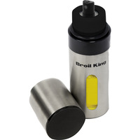 Broil King Ölsprüher Deluxe, Pumpsprüher edelstahl/schwarz, 150ml, für Essig und Öl